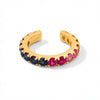 Multi Sapphire Ear Cuff in 14Kt Gold