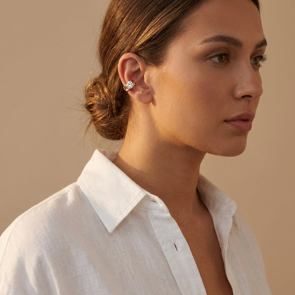 Material: Premium 925 Sterling Silver with Golden Plating photography by Morelove Designs