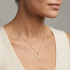 Flat wide cross 14Kt gold charm photography by Morelove Designs