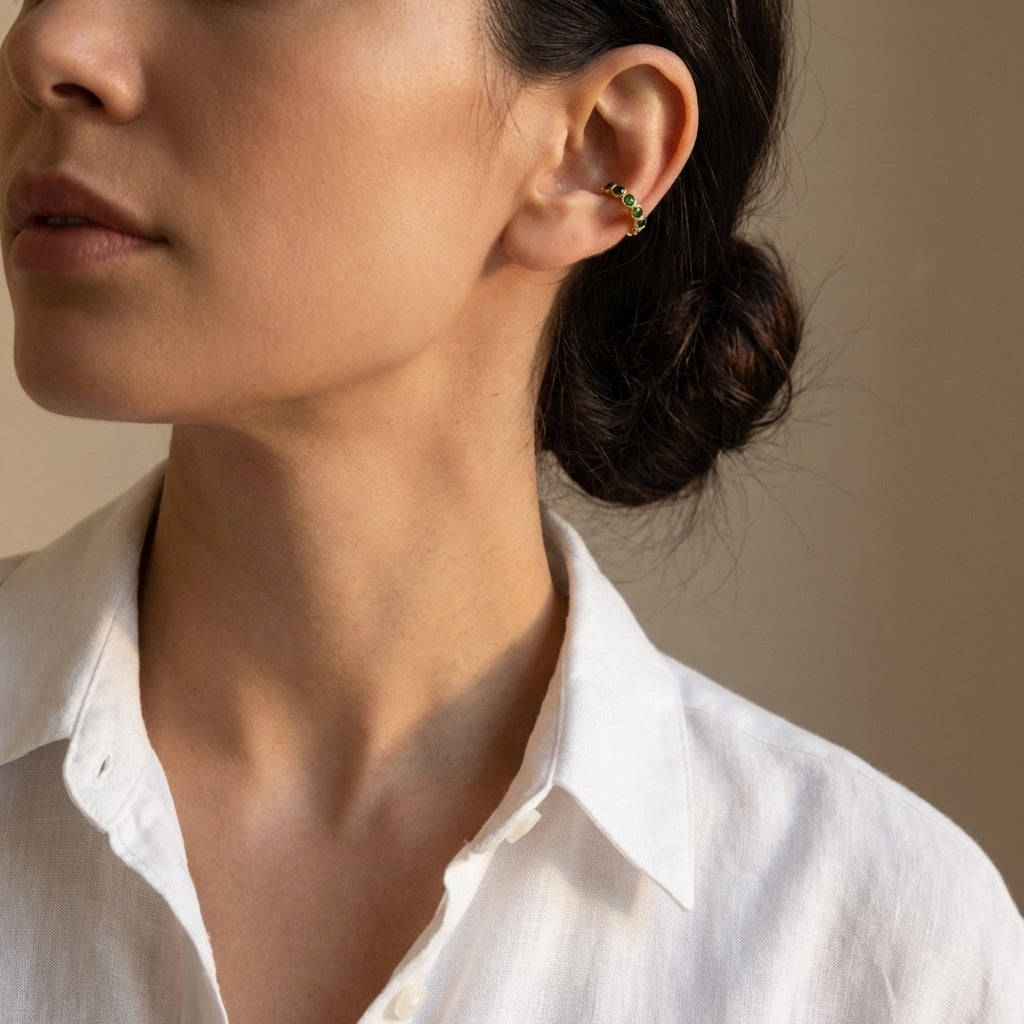 Material: Solid 14 Karat Gold for lasting brilliance and value photography by Morelove Designs