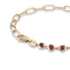 Exquisite Half Paperclip and Half Bezel-Set Ruby Design product photo by Morelove Designs