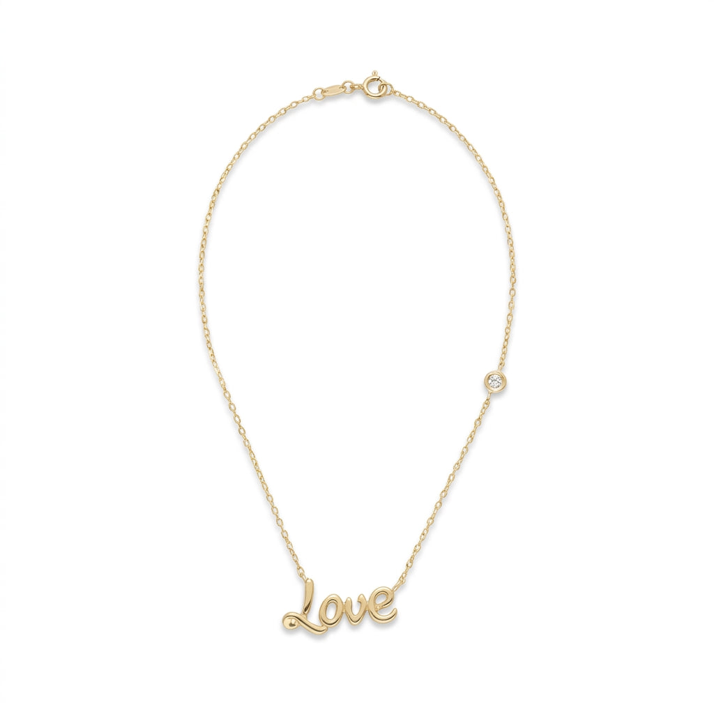 Crafted from genuine 14K Yellow Gold. product photo by Morelove Designs