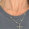 enamel bead necklace
14Kt gold bead chain
mini bead chain
layering gold necklace
everyday gold jewelry
delicate bead necklace
hypoallergenic gold necklace
fine jewelry for women
cute enamel necklace