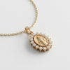 Authentic Miraculous Medal design in luxurious 14K Gold. product photo by Morelove Designs