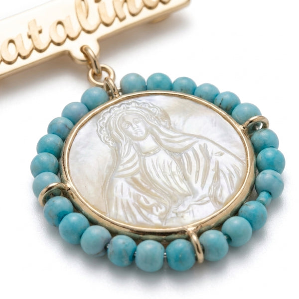 Crafted from genuine 14K Yellow Gold for lasting brilliance. product photo by Morelove Designs