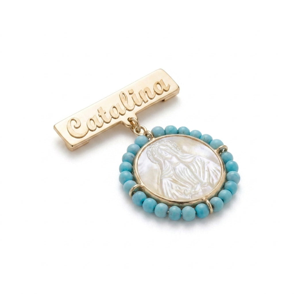 Crafted from genuine 14K Yellow Gold for lasting brilliance. product photo by Morelove Designs