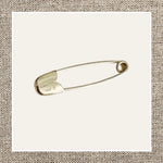 Simple Safety Pin in Gold 14Kt