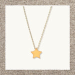 Single Heart/Star/Moon Necklace in Gold 14Kt