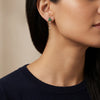14kt gold sapphire diamond drop earrings for women photography by Morelove Designs