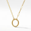 14Kt gold necklace with a round clasp, featuring a duo of paperclip and cable chains for adults.