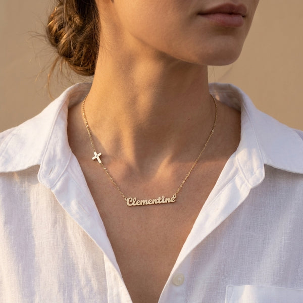 Crafted from premium 14-karat solid gold for lasting radiance and quality. photography by Morelove Designs