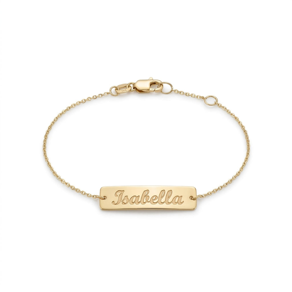 Crafted from genuine 14-karat solid gold for lasting brilliance. product photo by Morelove Designs