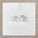 Initial Cufflinks in Silver