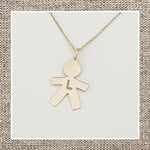 Boy Charm in Gold 14Kt