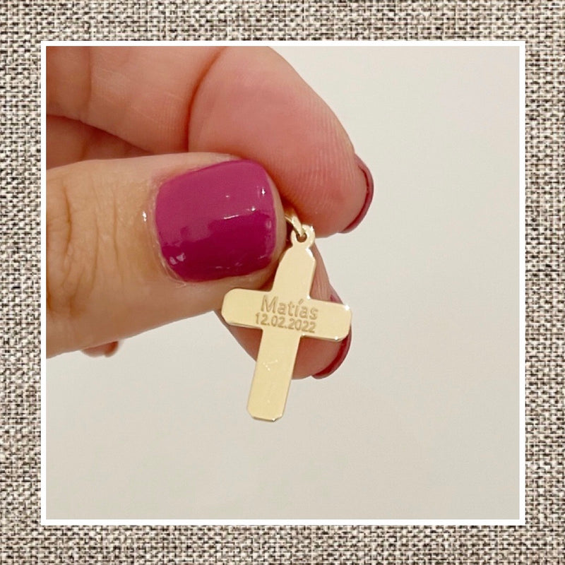 Chuby Cross in Gold 14Kt